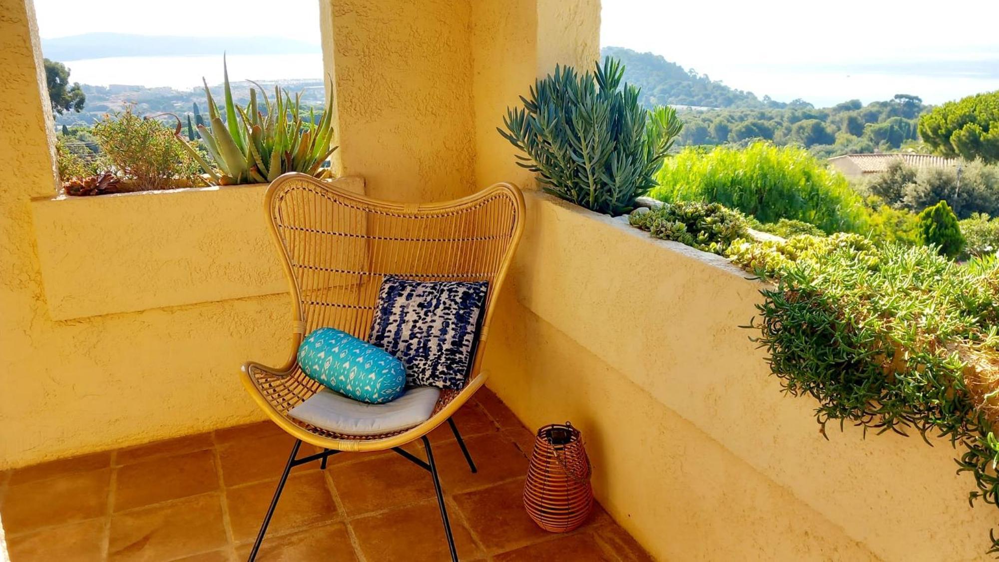 4-Star Private Villa With Heated Pool And Panoramic Sea View At Gulf De Saint Tropez Cavalaire-sur-Mer Bagian luar foto