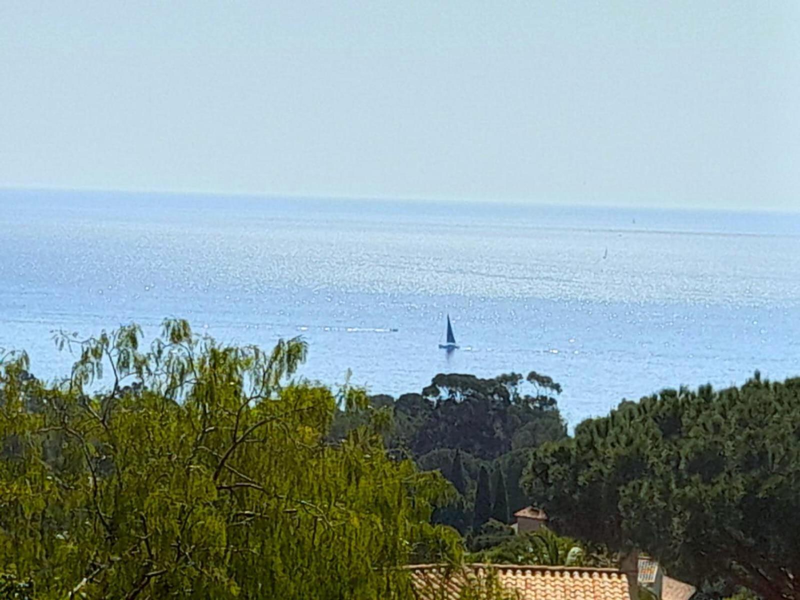 4-Star Private Villa With Heated Pool And Panoramic Sea View At Gulf De Saint Tropez Cavalaire-sur-Mer Bagian luar foto