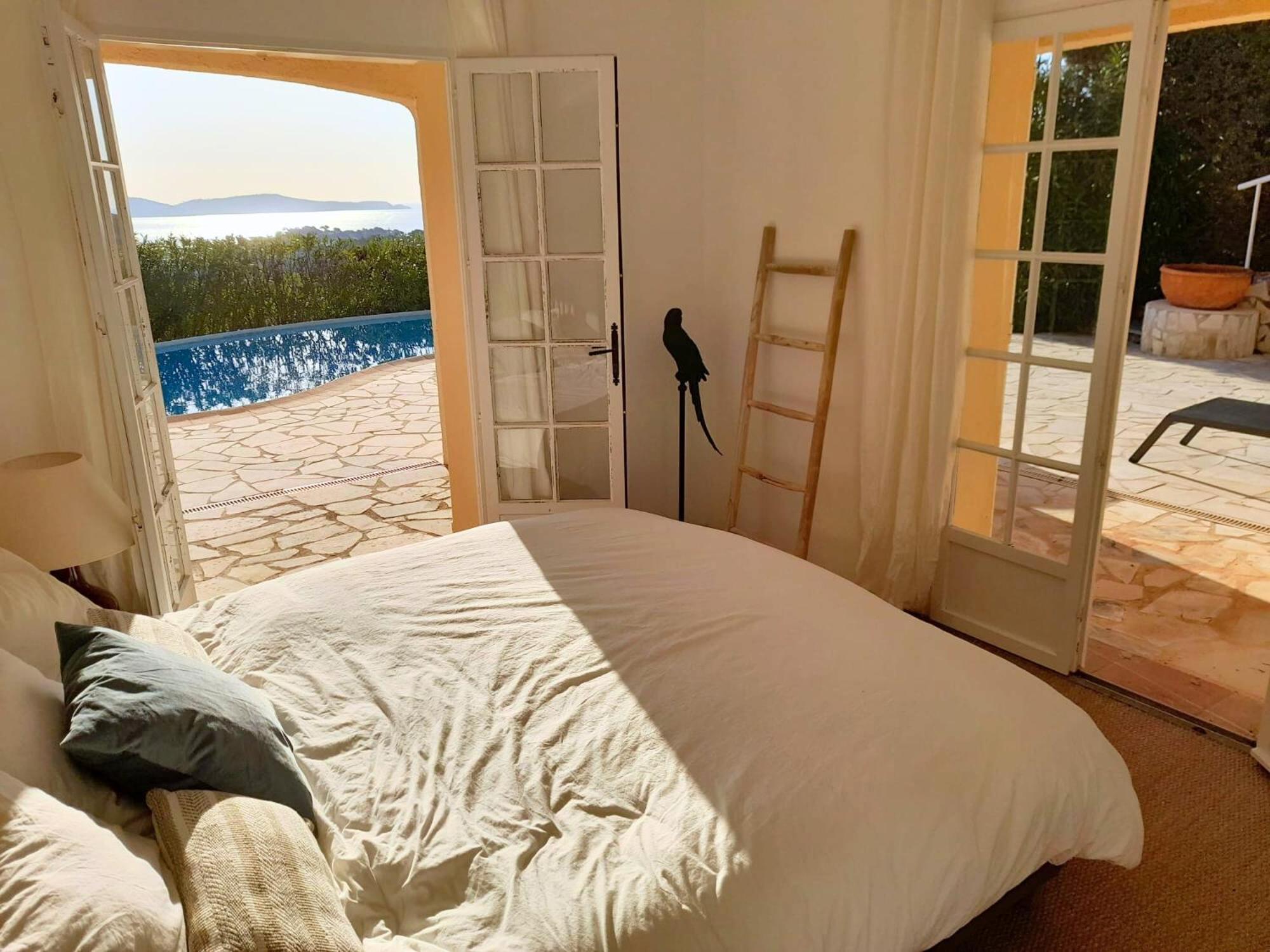 4-Star Private Villa With Heated Pool And Panoramic Sea View At Gulf De Saint Tropez Cavalaire-sur-Mer Bagian luar foto
